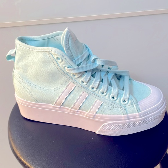 adidas Shoes - Mint Green Adidas High tops